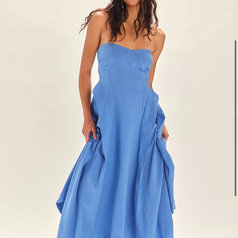 Free People 100% Cotton Rayna Midi Dress S